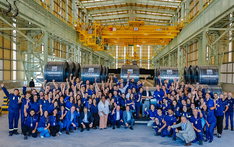 De olho no aço: Presidente Lula visita investimentos da Gerdau na unidade de Ouro Branco (MG)