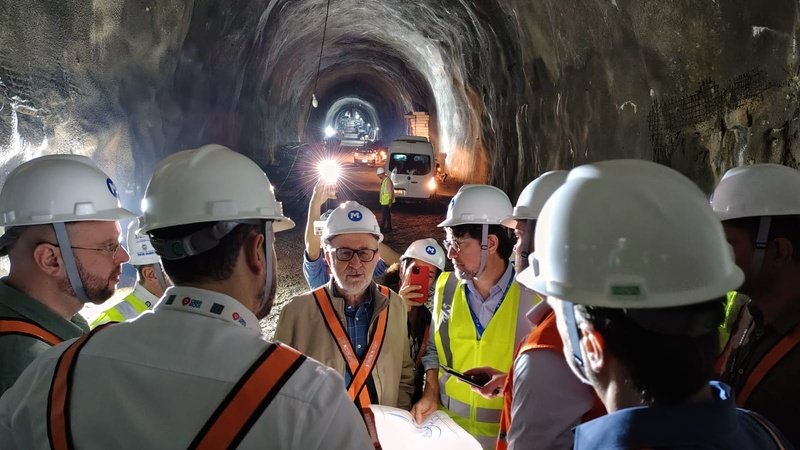 Mobilidade Urbana: Visita técnica do CREA-RJ constata avanço nas obras do Metrô na Gávea